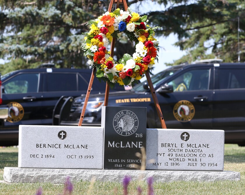 state trooper ceremony headstones 080122.jpg