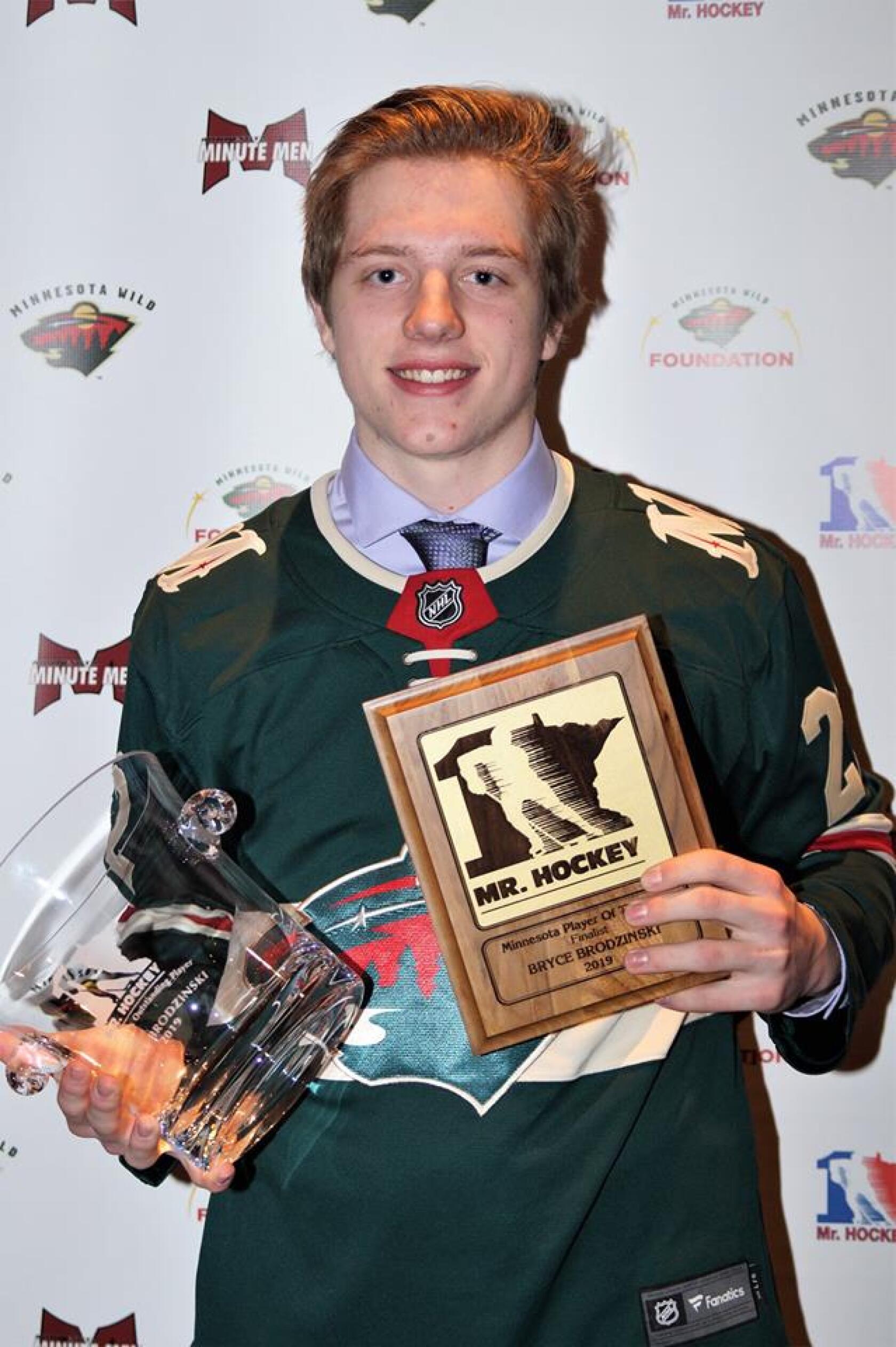 Mr. Hockey award Bryce the latest in the Brodzinzki line of talent