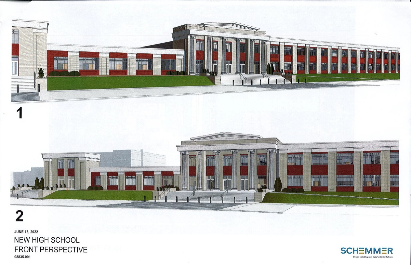 New Mitchell High School design features ‘classic’ front design ...