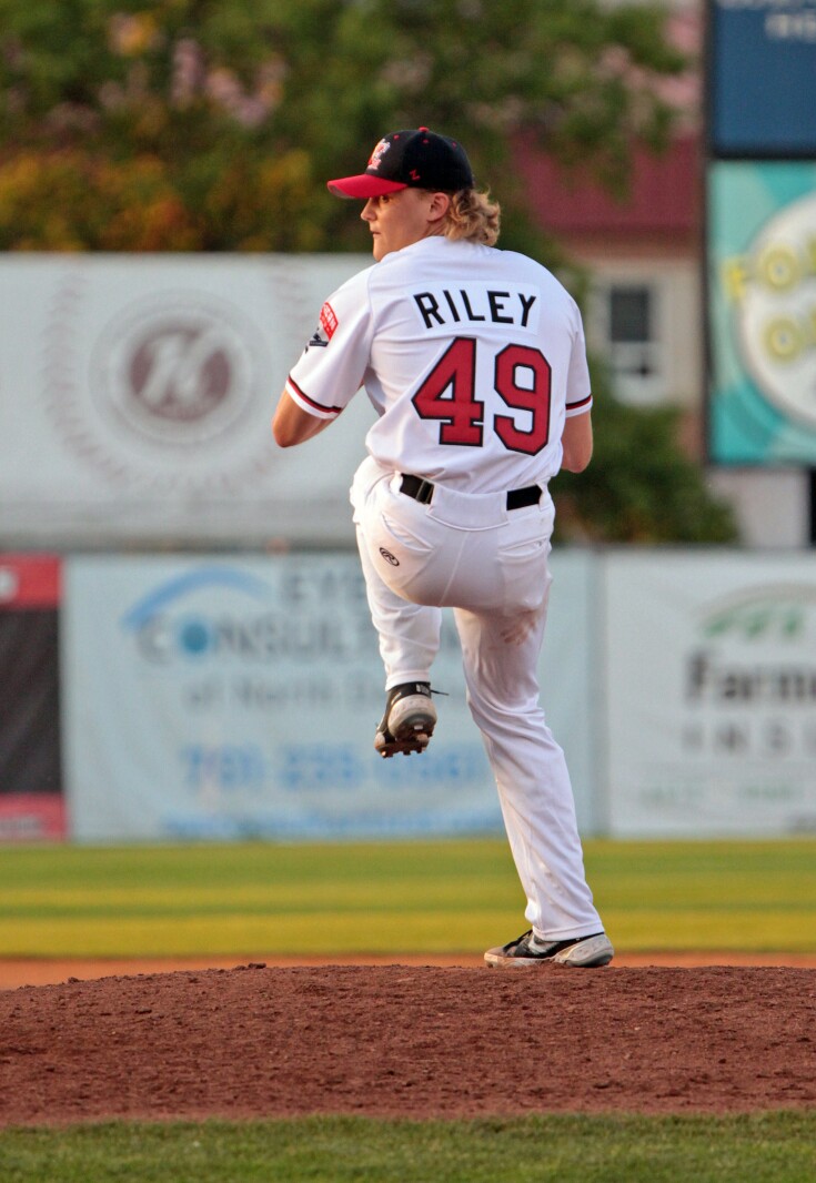 Life of Riley: RedHawks relief pitcher flourishing in 2nd pro baseball ...