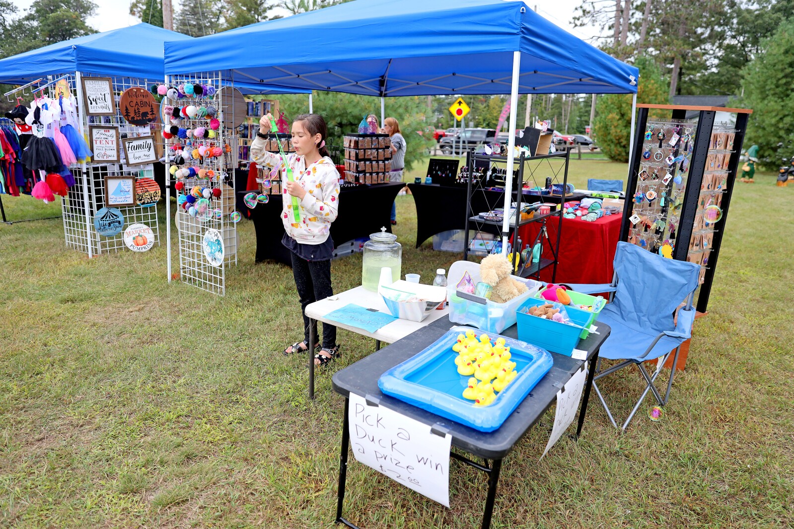 People enjoy the 47th annual Nisswa Fall Festival on Saturday, Sept. 17, 2022.
