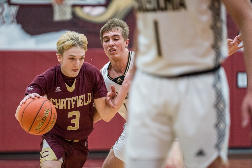 Chatfield, Caledonia boys basketball