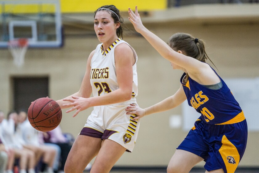 Lourdes, Stewartville girls basketball