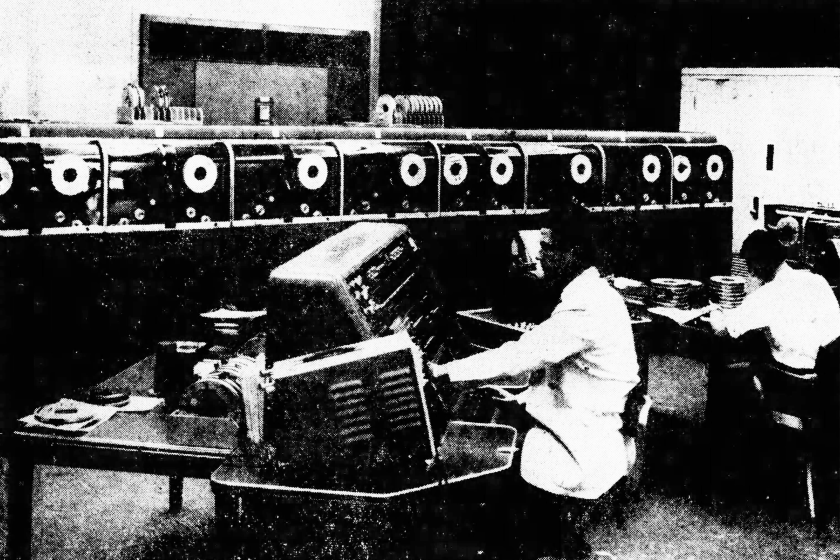 Enormous Computer Bygones: Great Northern Railway rented enormous computer in 1955 ...