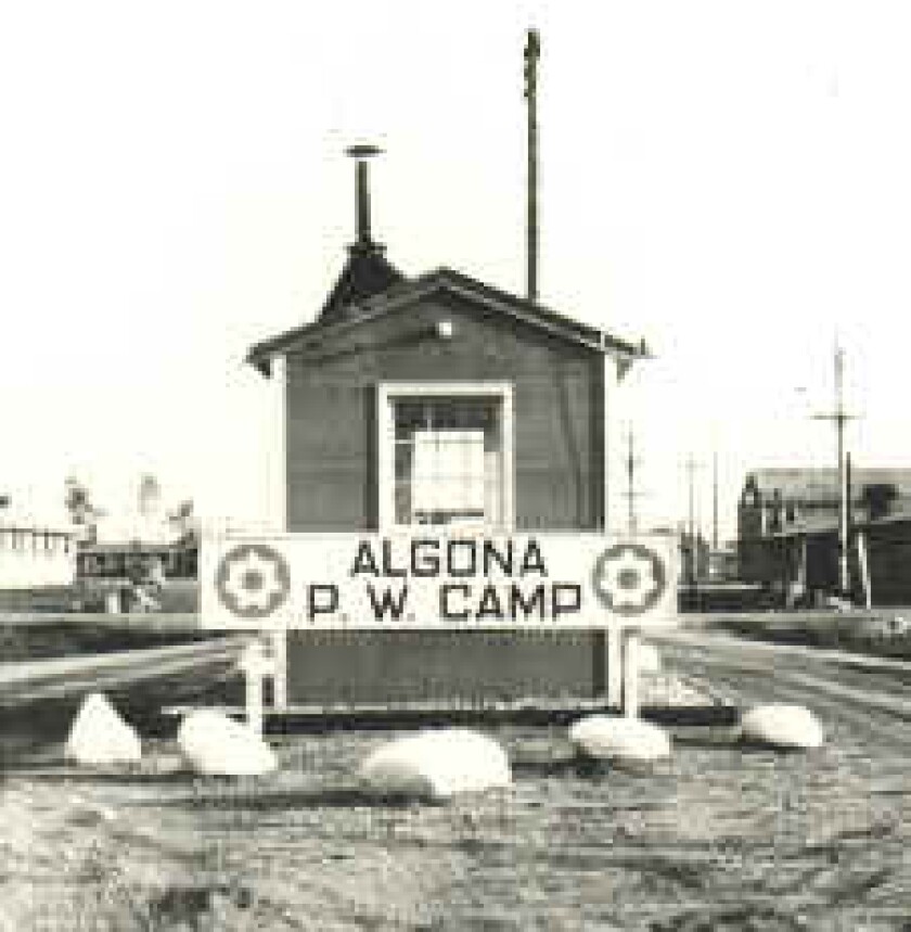 Iowa's two main camps for prisoners of war during World War II were in Algona, as shown here, and Clarinda.