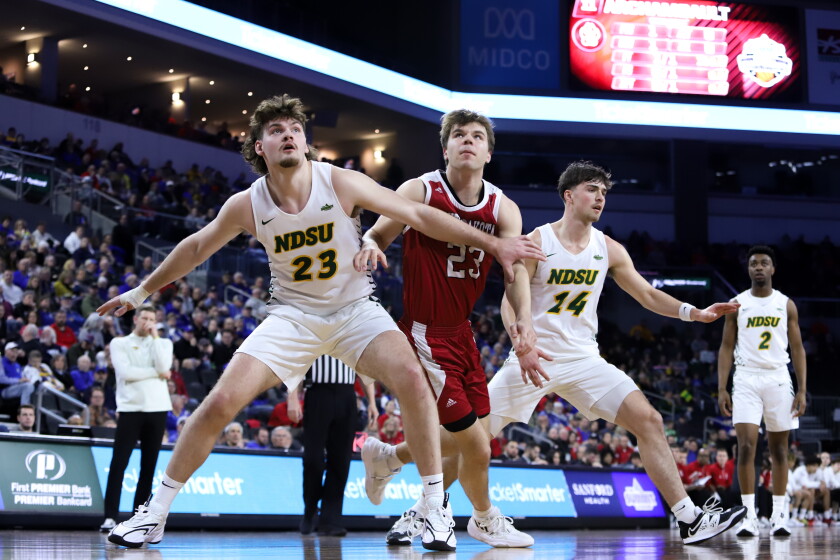 PHOTOS Scenes from dramatic Bison victory in Summit League men's