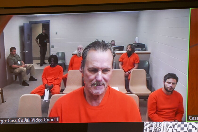 Bearded Inmate Bail set at $1 million for Fargo man accused of killing girlfriend ...