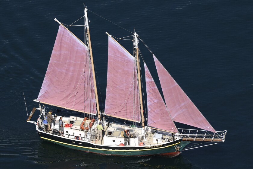 Tall ships.