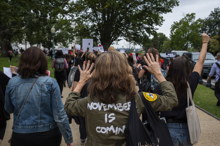 Protesting Mob 'An angry mob': Republicans work to recast Democratic protests as out ...