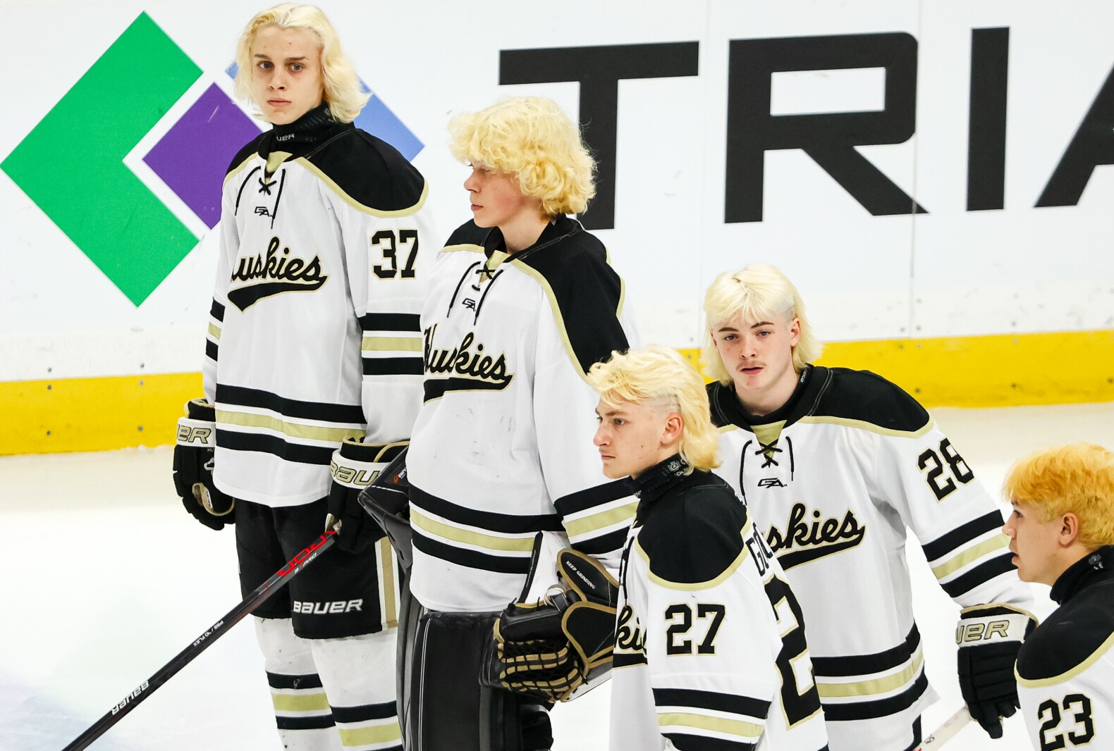 Let it flow Minnesota AllHockey Hair Team 2025 The Rink Live