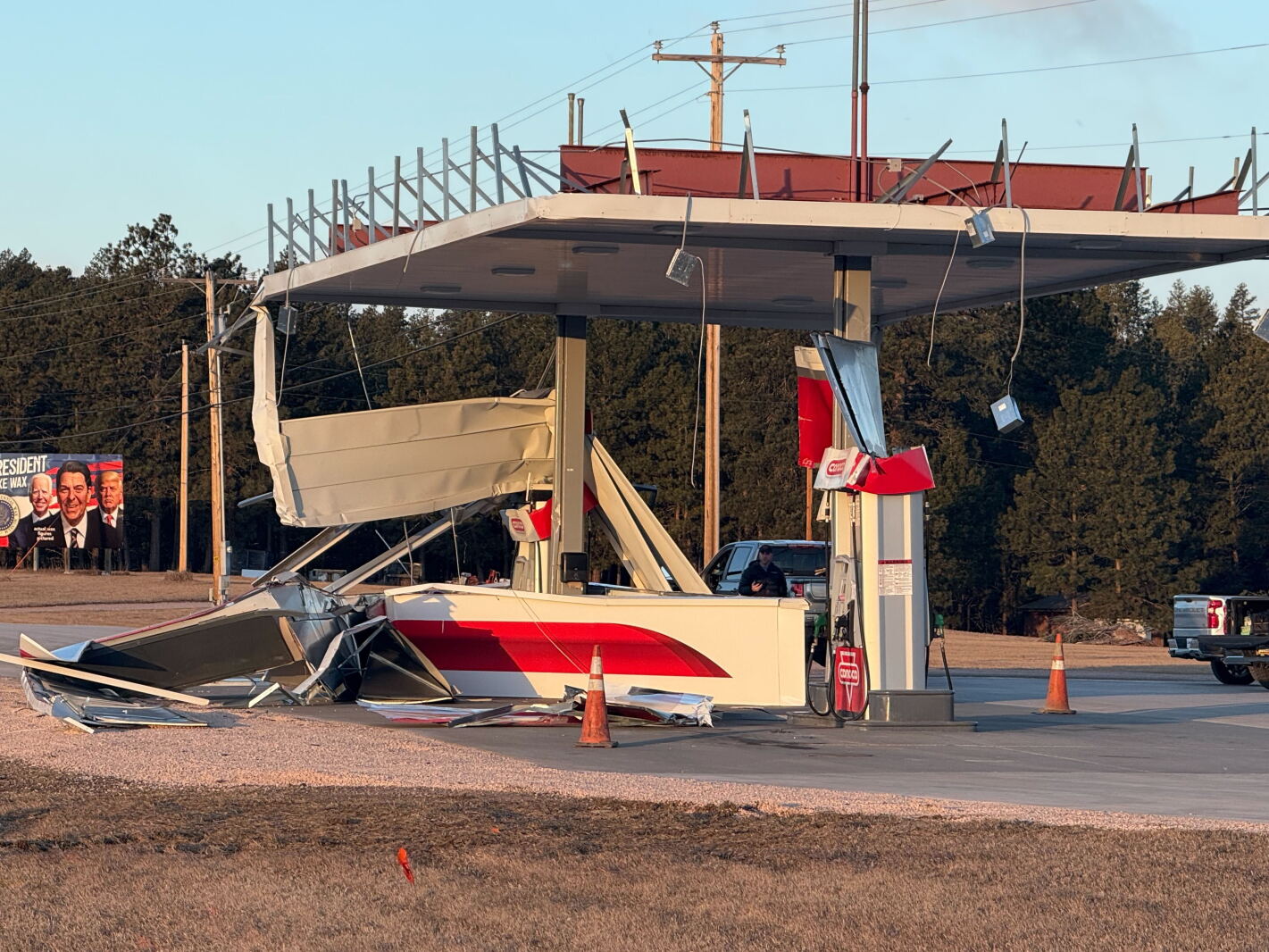 See photos and videos of high wind damage from around the Black Hills