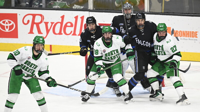 North Dakota Shuts Out Bentley 5-0 to Complete Series Sweep