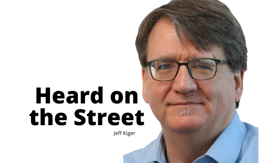 Heard on the Street — Jeff Kiger column sig