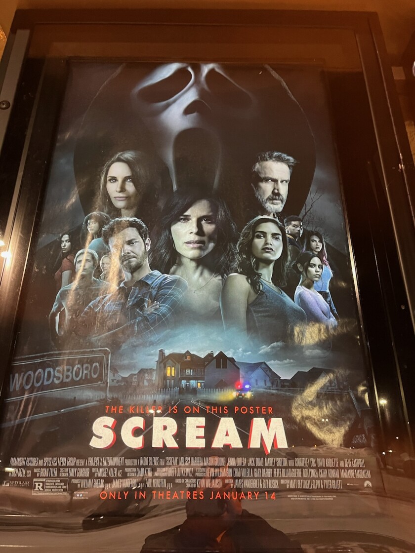 "Scream" movie poster