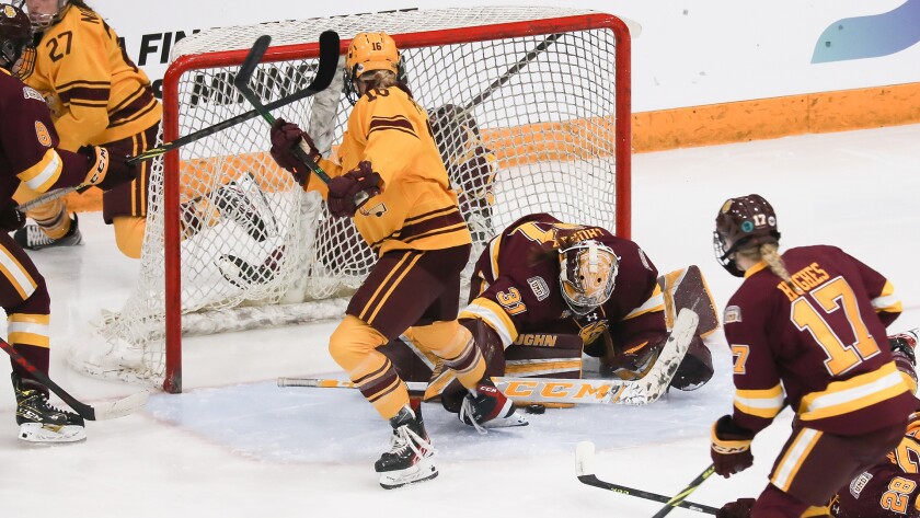 UMD women's hockey at WCHA Final Faceoff