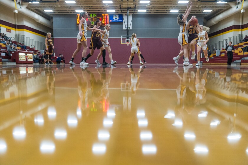 Dover-Eyota, Pine Island girls basketball