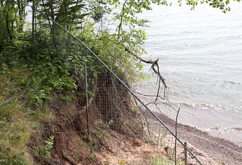 Fallen fence.