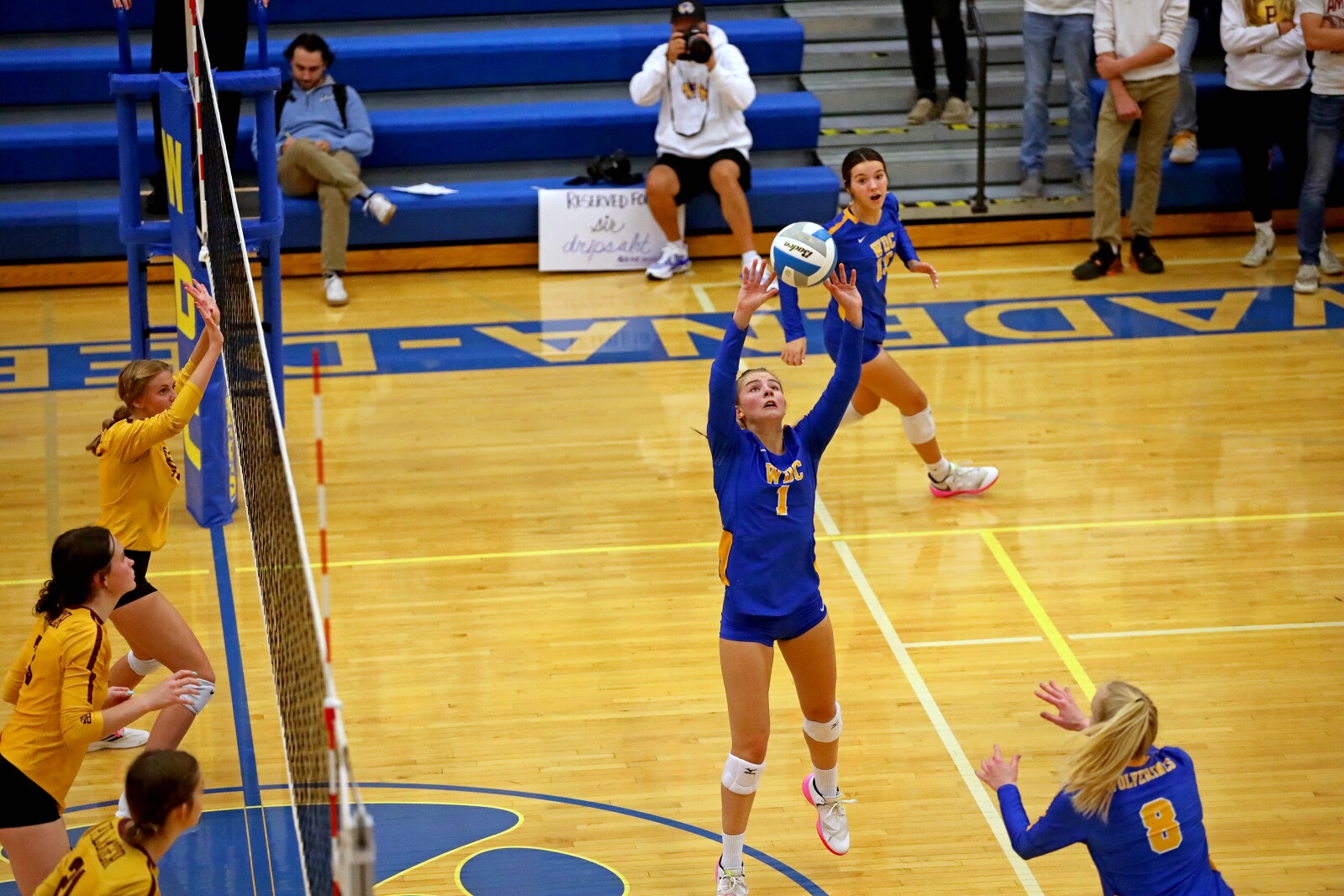 Wadena-Deer Creek vs Pillager volleyball on Thursday, Oct. 27, 2022, in Wadena.