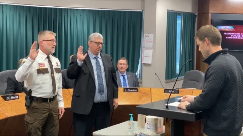 Kandiyohi County welcomes new commissioner and sheriff for 2023 Kandiyohi County welcomes new commissioner and sheriff for 2023