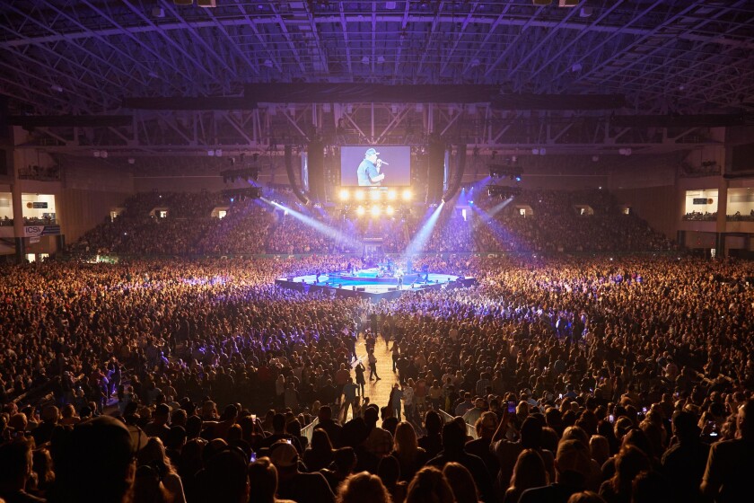 Luke Combs 2025 Concert Crowd