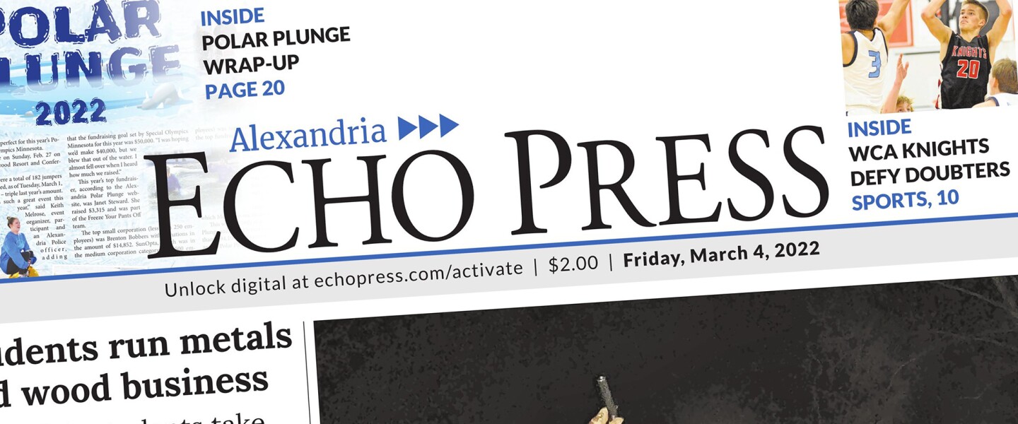 Echo Press masthead