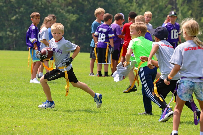 Skills on display at Vikings Youth Football Camp in Brainerd Brainerd