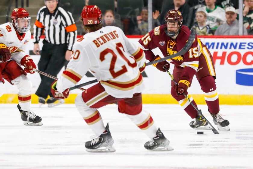 UMD gets 30 saves from Fanti, goal by Biondi to advance to ...