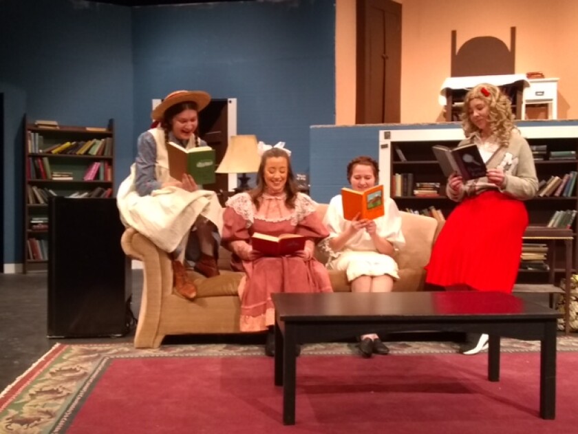 Pequot Lakes Community Theater cast of "Recommended Reading for Girls"