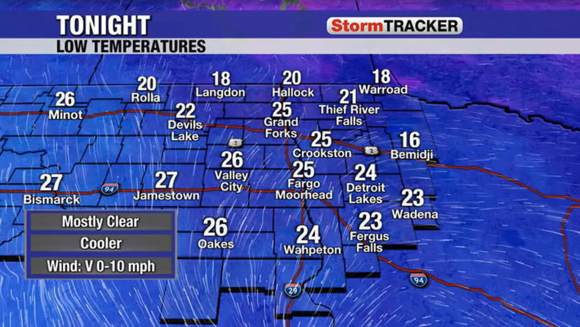 Seasonable tonight before a mild & breezy day tomorrow - Alexandria ...
