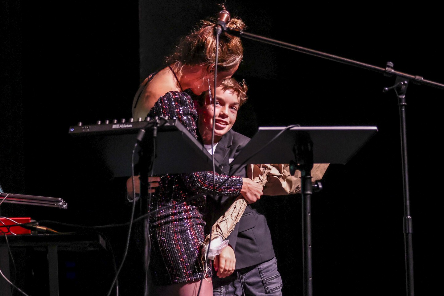 musicians perform on stage