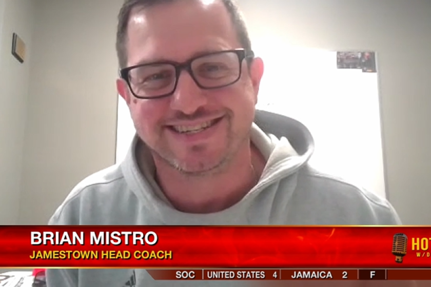 Brian Mistro Hot Mic Interview: University of Jamestown head coach Brian Mistro on ...