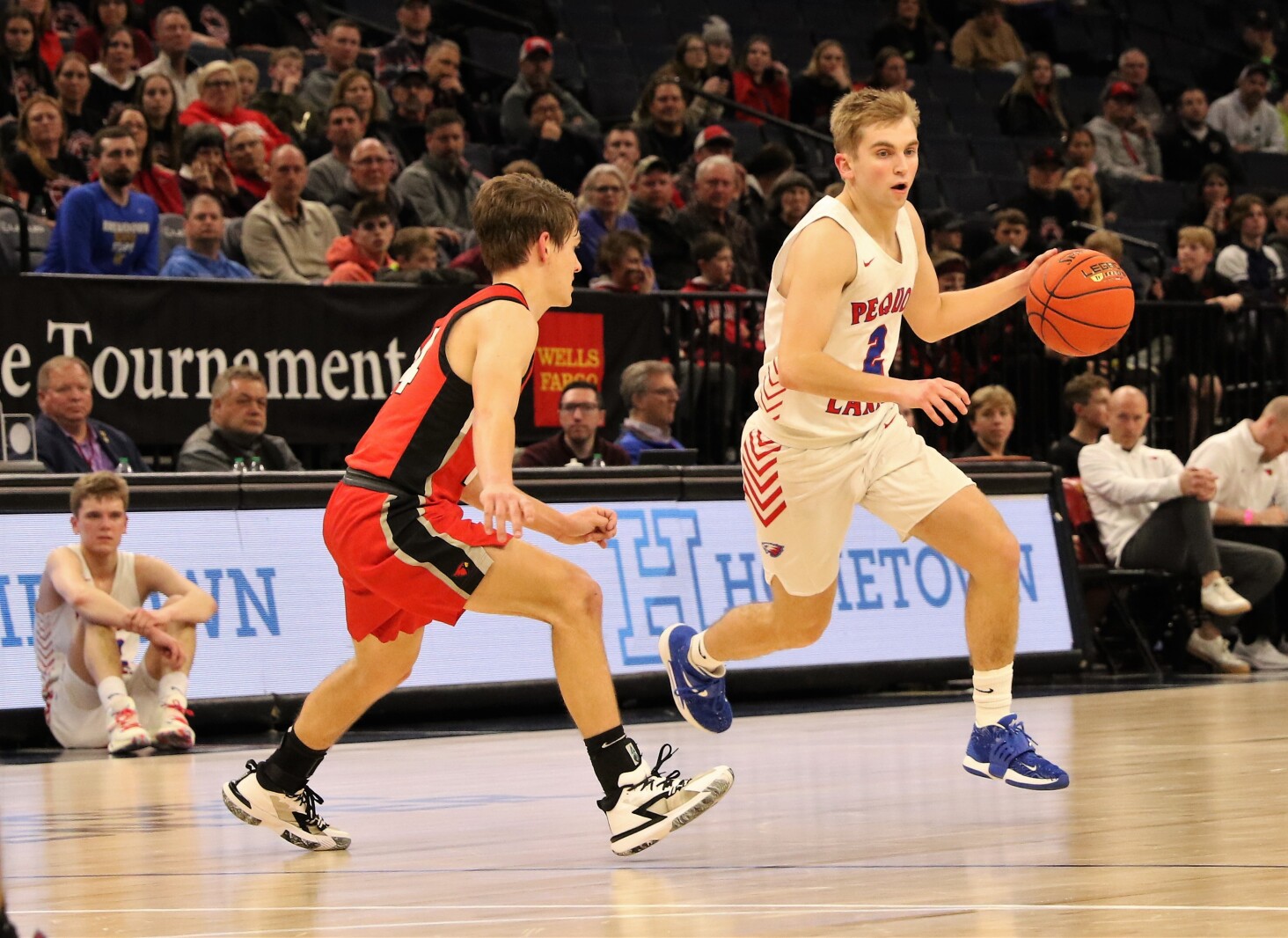 Pequot Lakes vs Annandale Class 2A State Quarterfinals Tuesday, March 22, 2022, at Target Center.