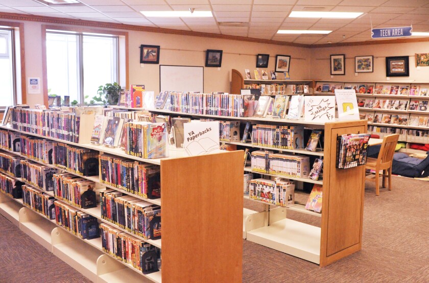 Teen book section
