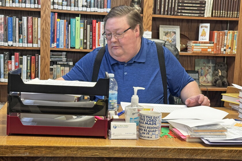 Joseph L Rector James River Valley Library System lacks space to lock up materials ...