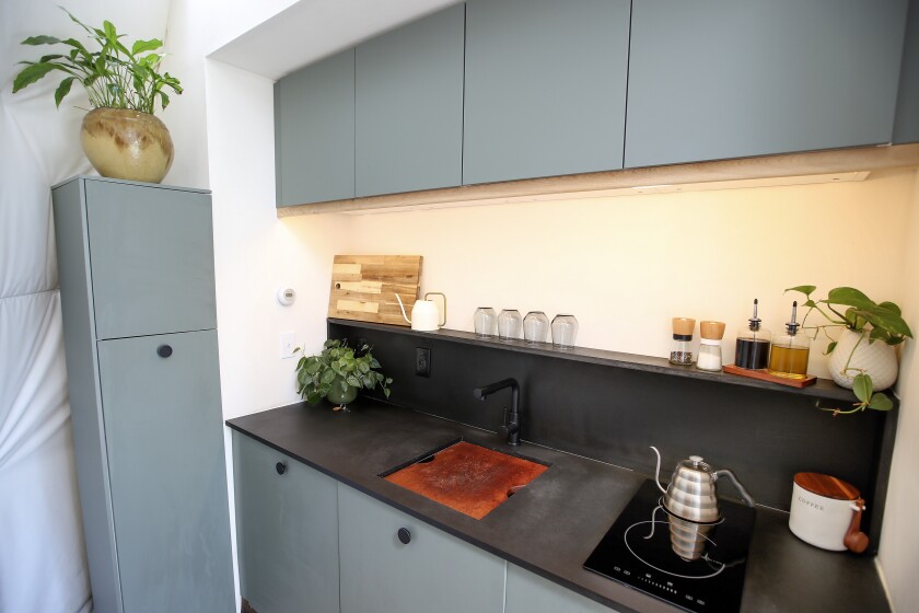 Dome kitchen area.