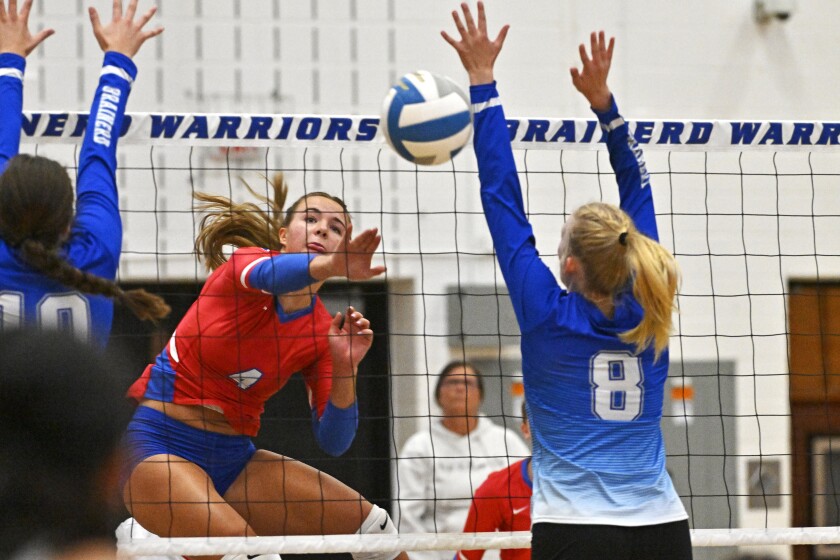 Volleyball with Brainerd vs. Pequot Lakes