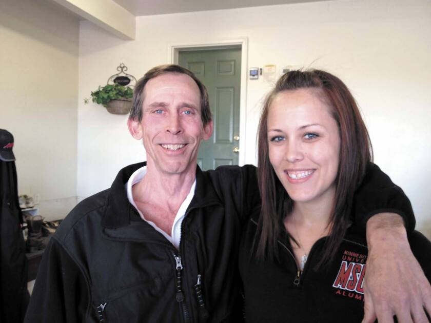 Karen Engelter and her 11-year-old son, Gabe