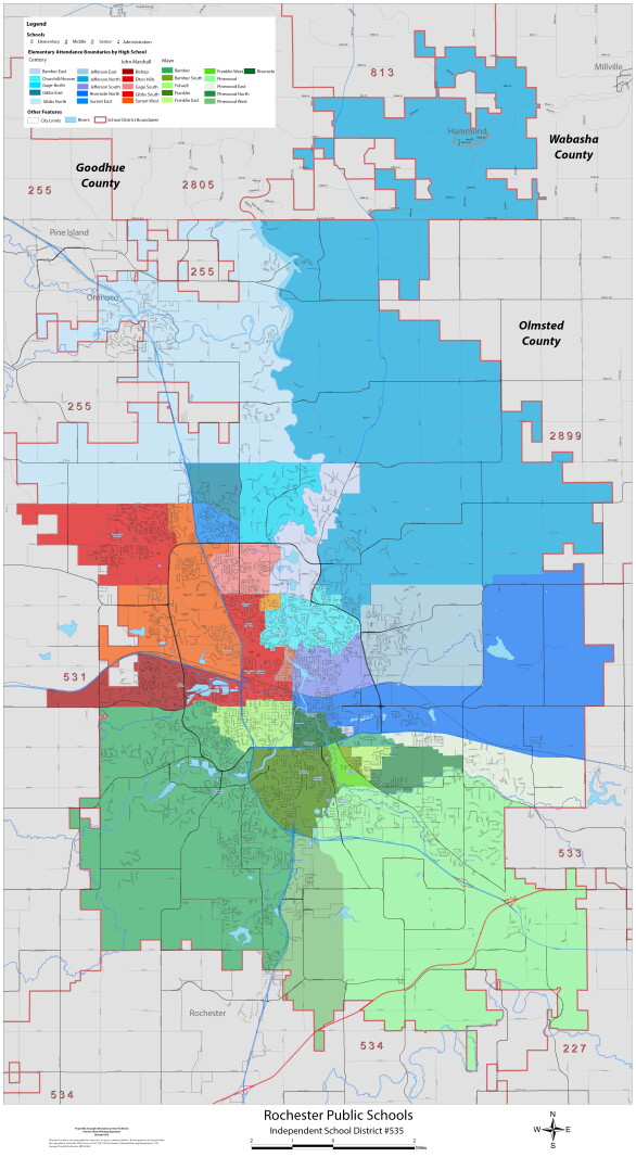 Rcsd Map Rochester School Board to discuss boundaries - Post Bulletin ...