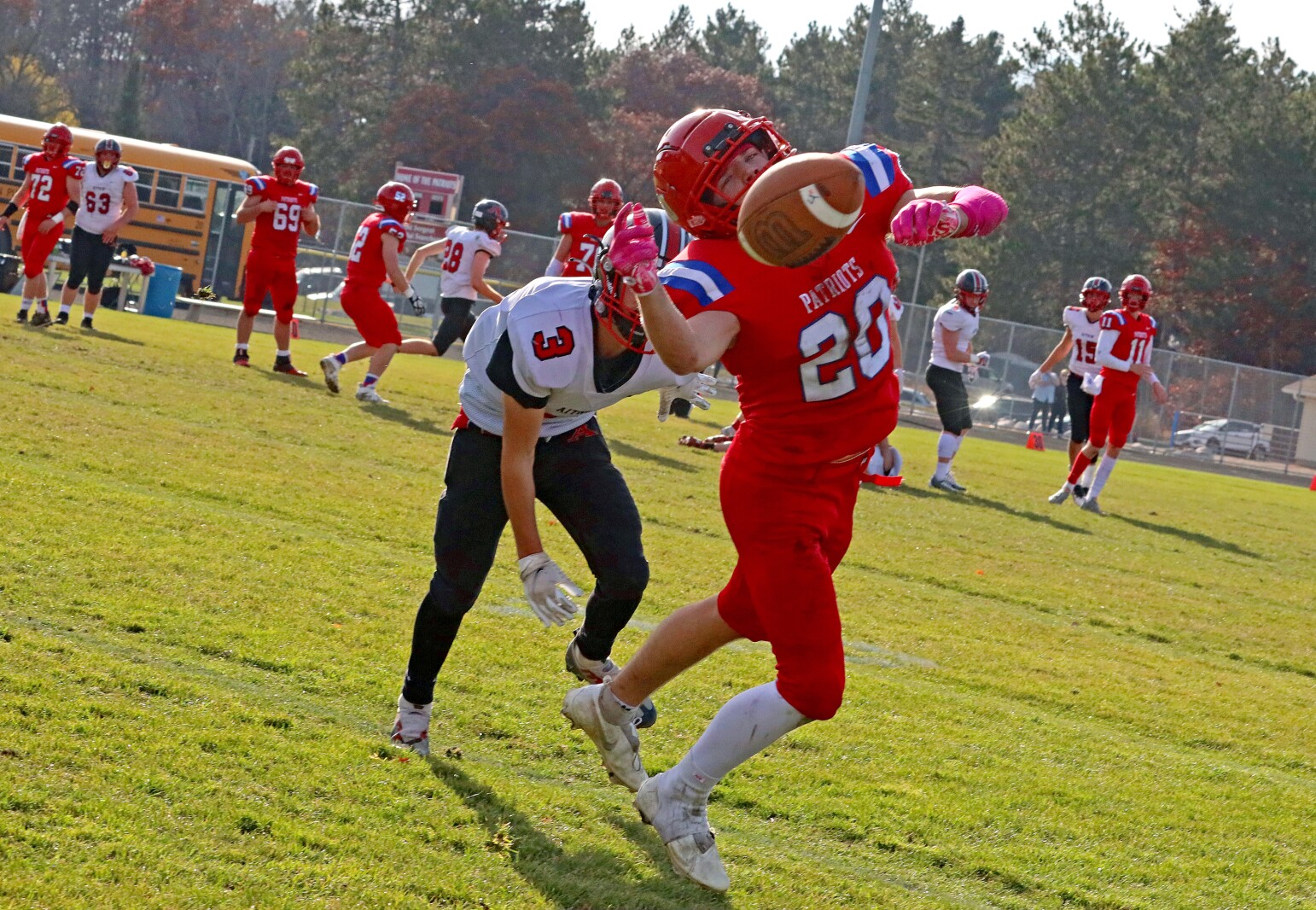 Pequot Lakes against Aitkin Football on Saturday, Oct. 29, 2022, at Pequot Lakes.