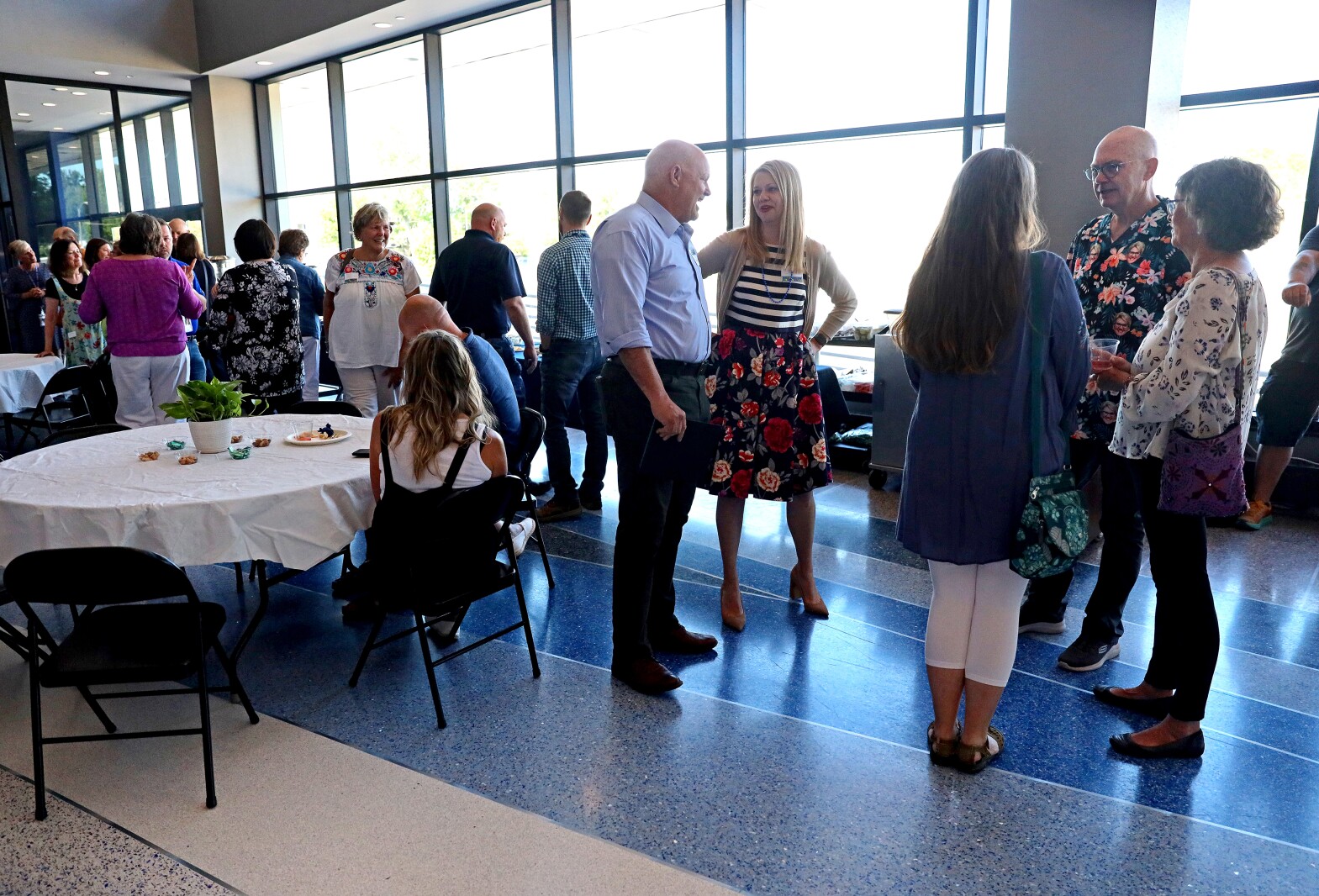 Laine Larson's retirement party at the Gichi-ziibi Center for the Arts.