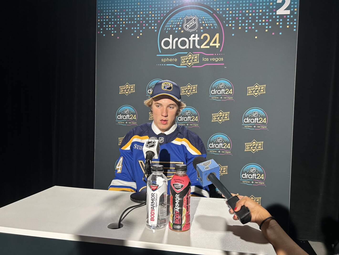 Colin Ralphs SCSU's Colin Ralph talks about his experience at the 2024 NHL Draft in ...