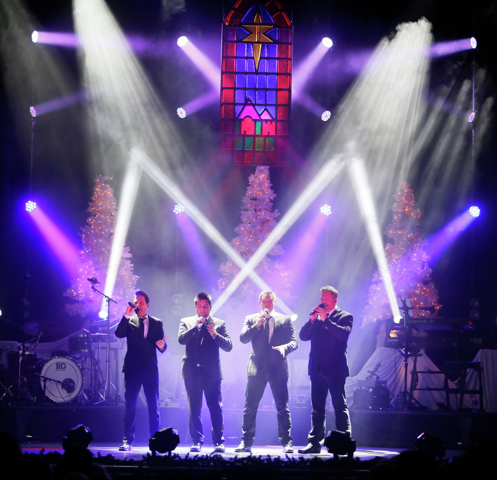On Stage And Off Vocal Group The Blenders Follow Their Talents At Work on-stage-and-off-vocal-group-the-blenders-follow-their-talents-at-work