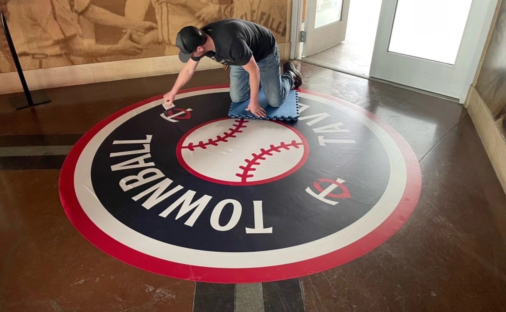 Target Field Baseball Patch Updating Target Field after brand refresh a massive undertaking for ...