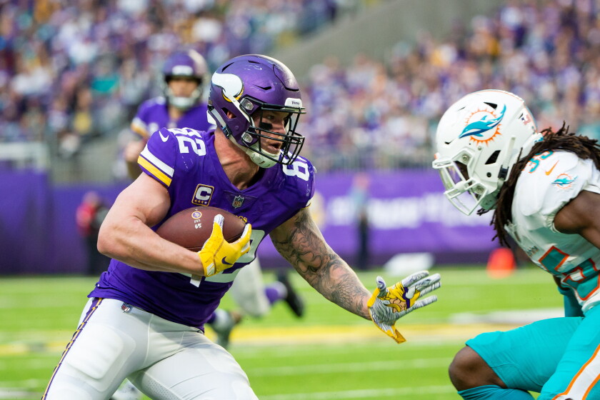 Kyle Rudolph Push Off Kyle Rudolph gave a lot to Minnesota. It’s only right he retired as a ...
