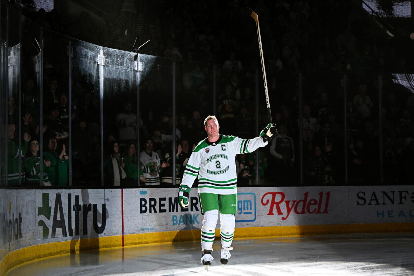 Matt Rinks Matt Greene skates 'One More Shift' in Ralph Engelstad Arena - The Rink ...