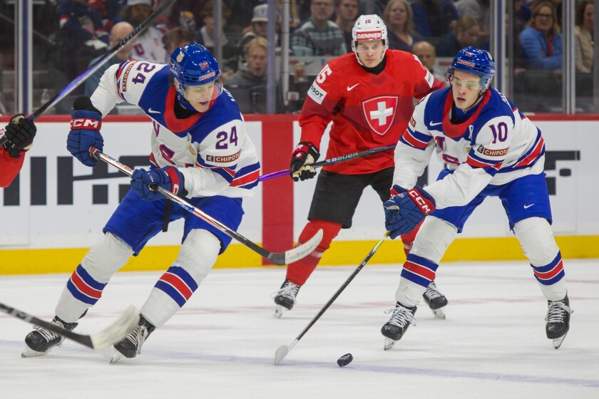 USA vs. Switzerland World Junior Hockey