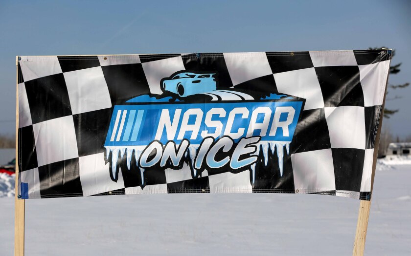 NASCAR On Ice banner