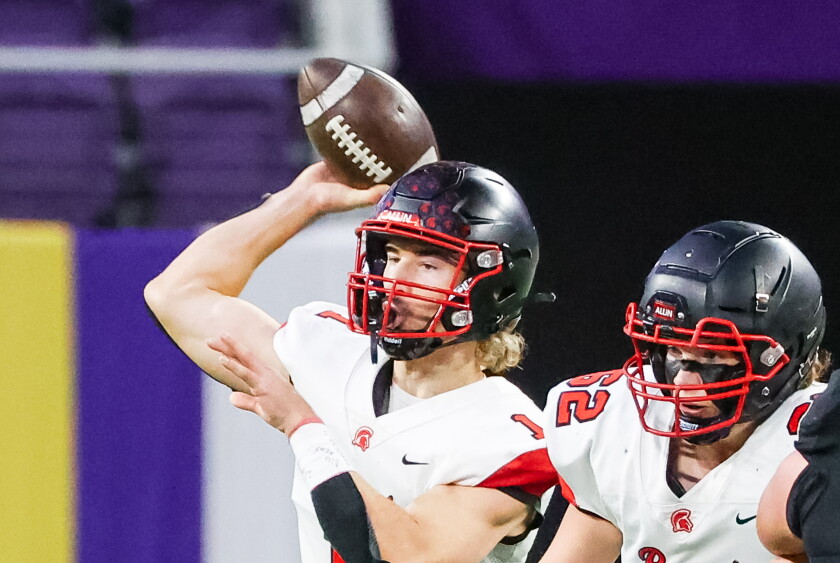 Max Fuchs Rocori Hutchinson outlasts ROCORI to win Class 4A Prep Bowl, 14-6 - St. Cloud ...
