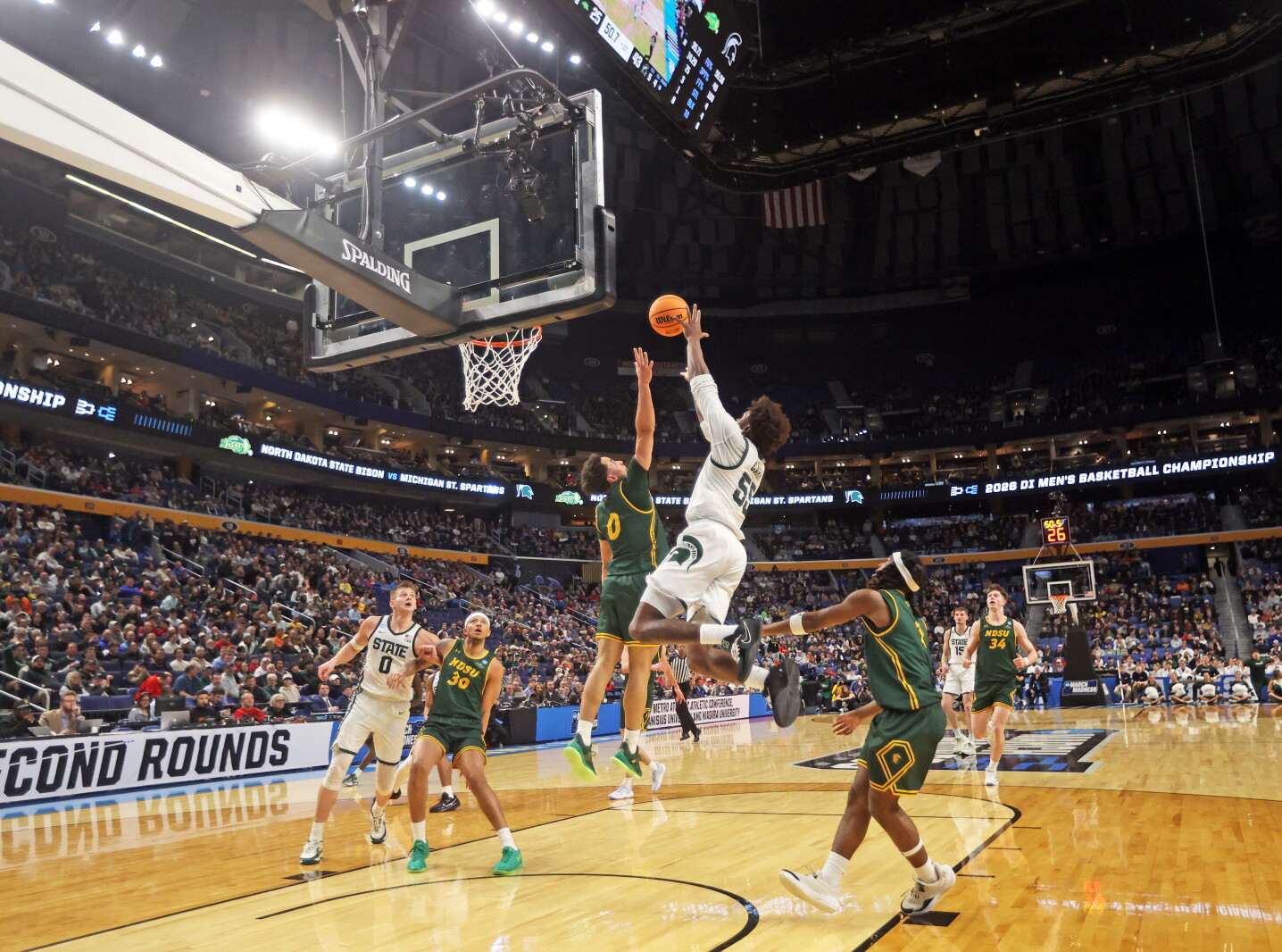Photos: Bison fall to Michigan State in March Madness