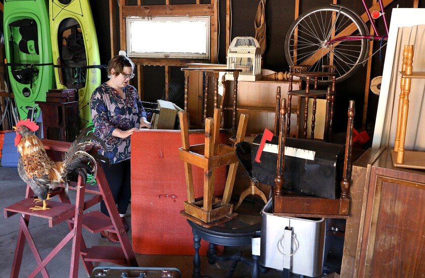 Deb Wilson, of Junk Redeemed, talks about some of the things she’s found that are piled in her garage
